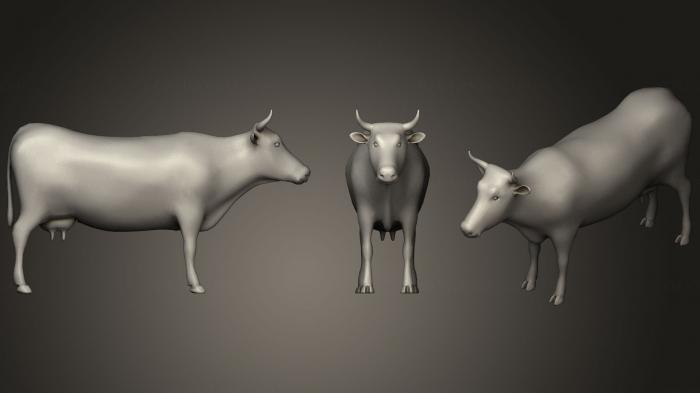 Animal figurines (STKJ_1689) 3D model for CNC machine